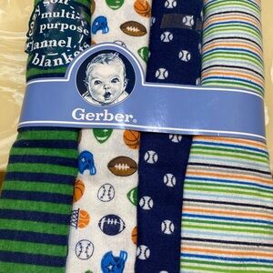 Gerber Baby Multipurpose Blanket 4Pack